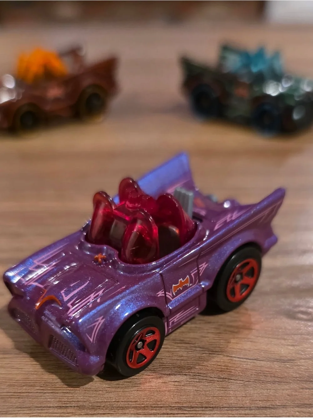 Hot Wheels Tooned Batmobiles 5 total